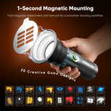 PHOTOOLEX Z15W Four Color Portable Spotlight - Photoolex