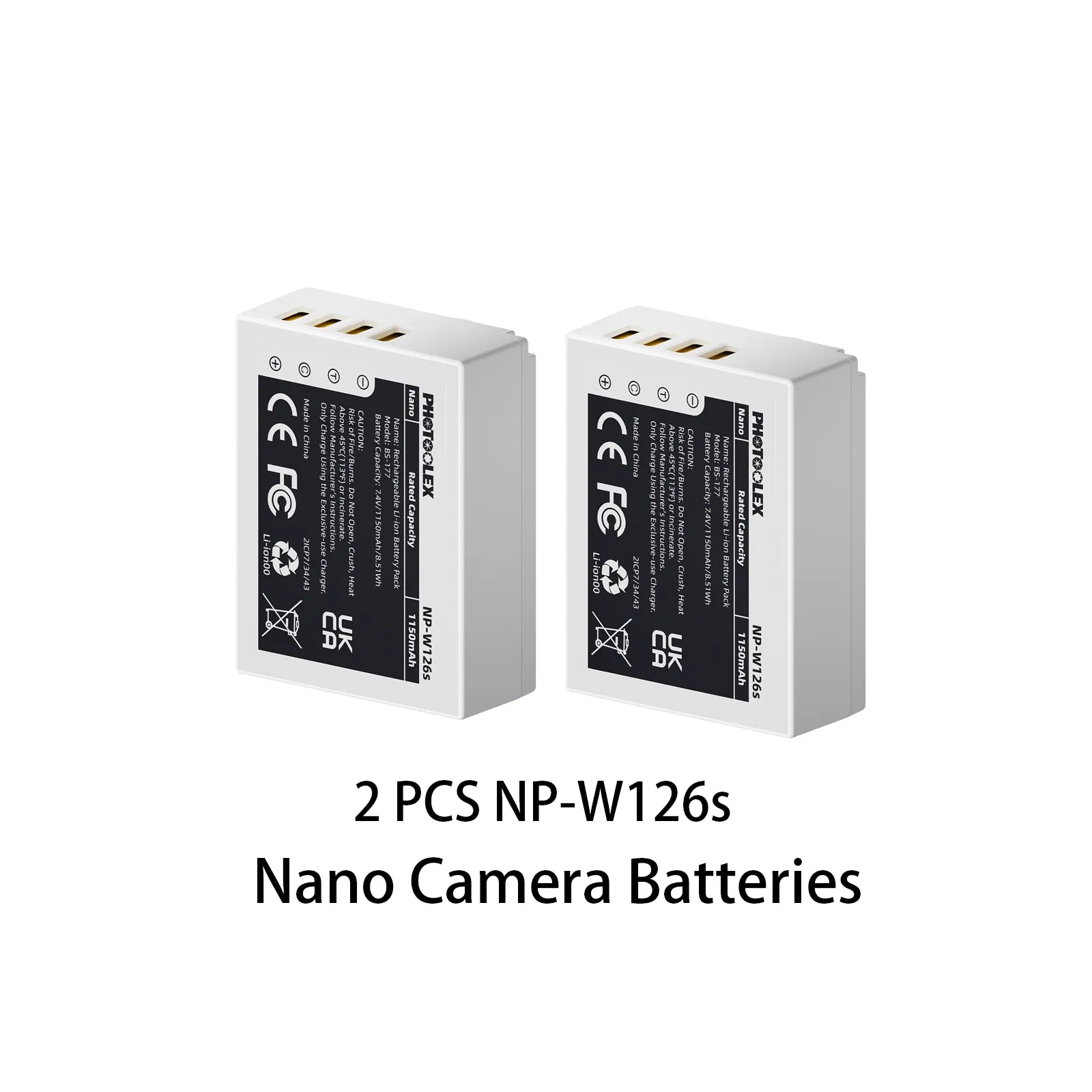 PHOTOOLEX BB Series Camera Battery Charger(BB Pro / BB4 / BB2)& Battery Kit - Photoolex