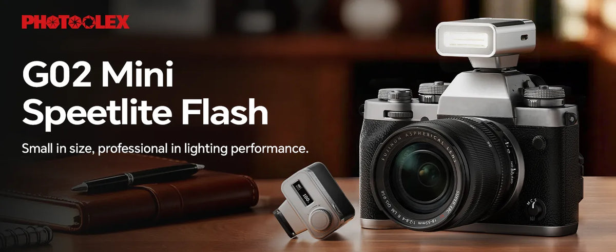 Photoolex PHOTOOLEX G02 Mini Speedlite | Pocket Camera Flash – Photoolex