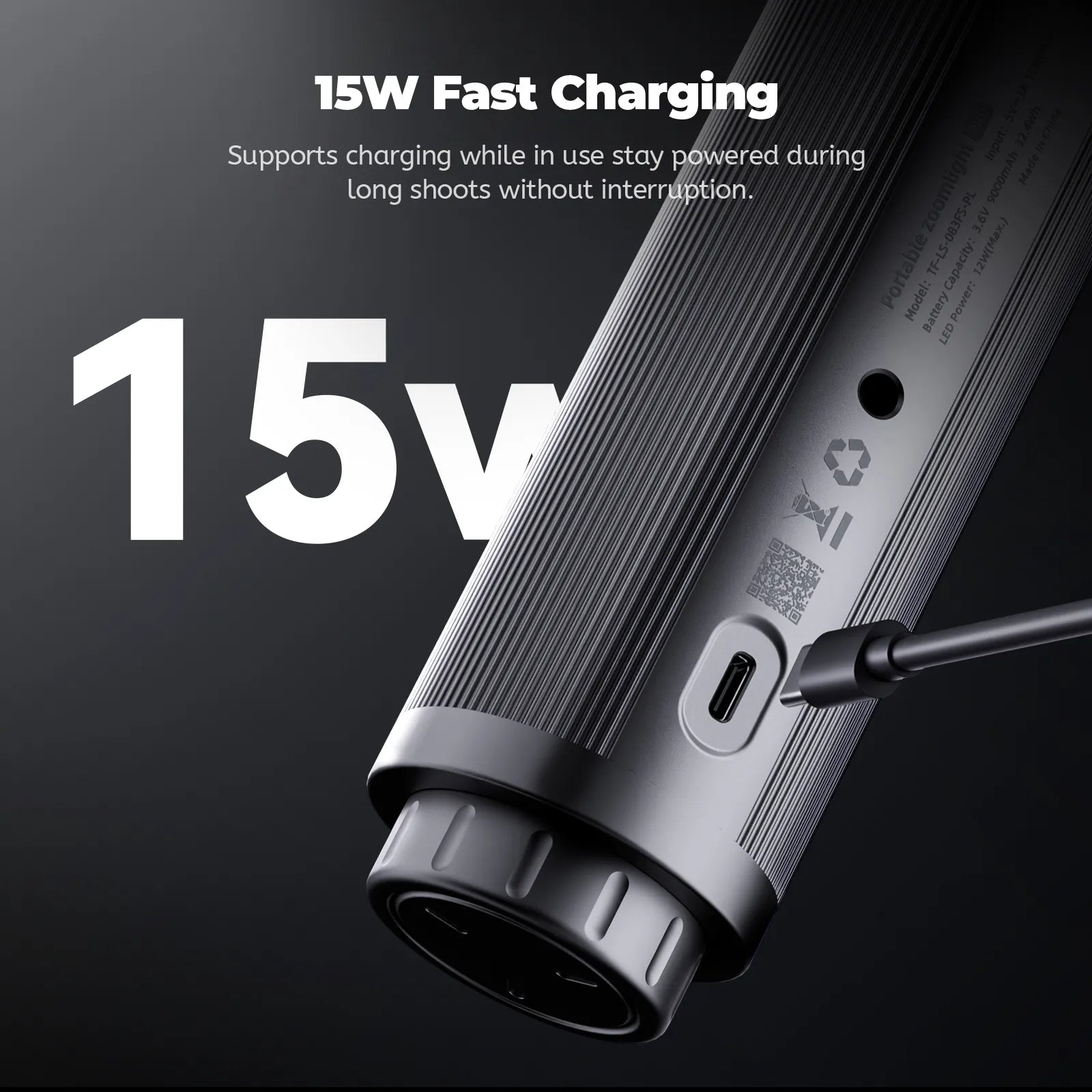PHOTOOLEX PRO 12W Portable Photography Spotlight Set