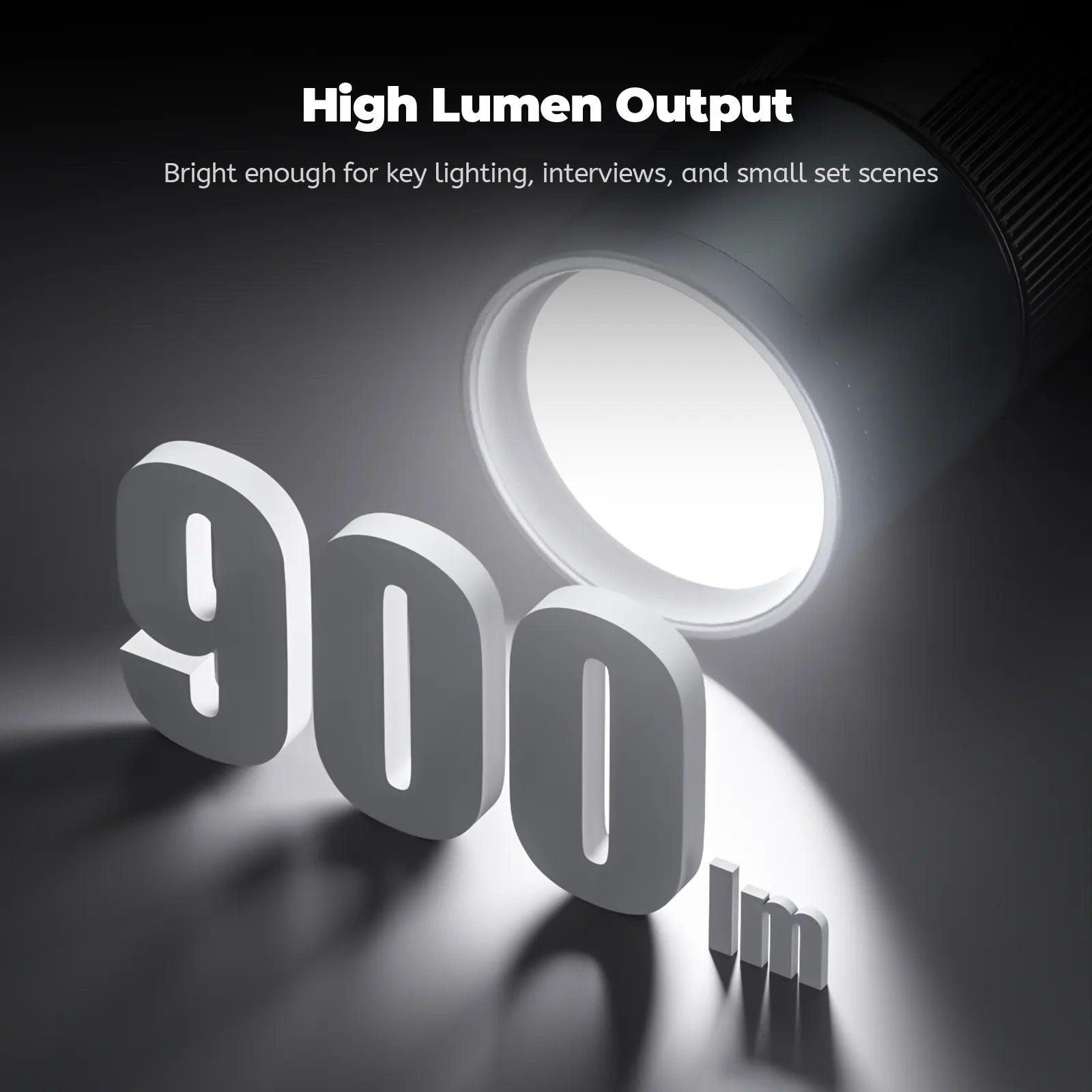 PHOTOOLEX PRO 12W Portable Photography Spotlight Set