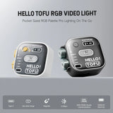 PHOTOOLEX Hello TOFU RGB Portable LED Camera Light