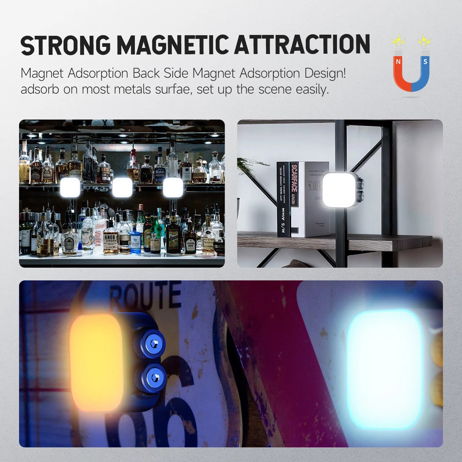 PHOTOOLEX Hello TOFU RGB Portable LED Camera Light