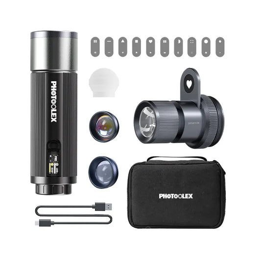 PHOTOOLEX Photography  Portable Spotlight  PRO 12W Set 800